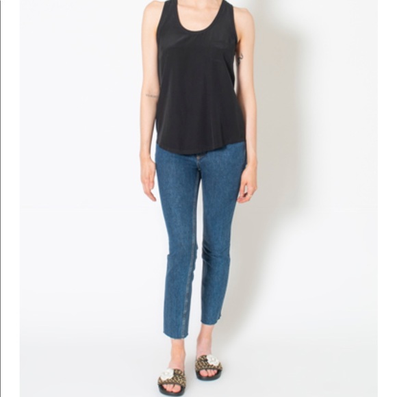 Joie silk tank with pocket